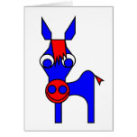 Little Claus and Big Claus - Blue Horse Card