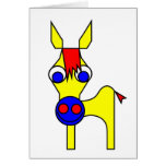 Little Claus and Big Claus - Yellow Horse Card