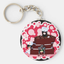 Little Commie Cake Keychains