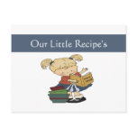 Little Cooks Recipe Card postcards