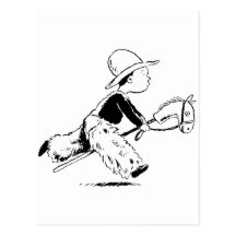 Little Cowboy Postcard