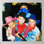 Little Cowpokes Fine Art Print