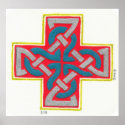 Little Cross print