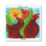 little crows in paradise magnets
