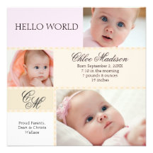 Little Darling Photo Birth Announcement