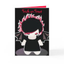 Little Demon Halloween Card for kids