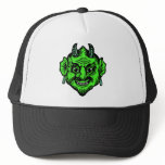 Little Devil Cartoon Head Face Horns Graphic Ympe