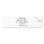 Little dog bumper stickers