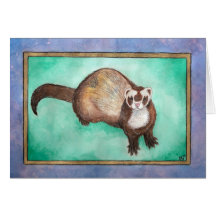 Little Dooks Sable Greeting Card