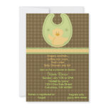 Little Duck Bib Invitation