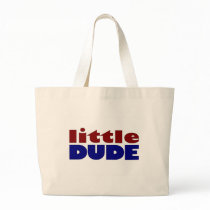 Little dude tote bags