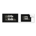Little Dude Trailer Co. Black & White  Stickers bumper stickers