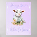 Little Easter Lamb Poster posters