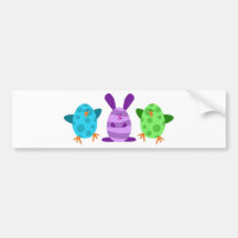 Little Egg Critters Bumper Sticker