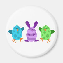Little Egg Critters Fridge Magnet