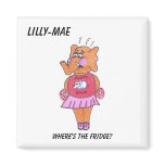 Little elephant lost! magnet