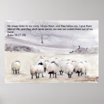'Little Flock (Christian)' Print