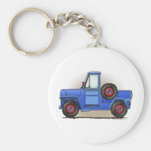 Little Four Wheel Pickup Truck Keychain