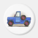 Little Four Wheel Pickup Truck Magnet