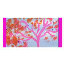 LITTLE FUSIA TREE HALIMA AHKDAR 2006 CUSTOMIZED PHOTO CARD
