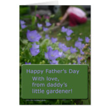 Little Gardener Father's Day Card