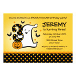 Little Ghost 3rd Birthday Personalised Invite