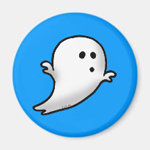 Little ghost fridge magnets