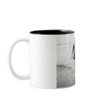 Little girl and boy holding hands mug