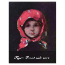 Little Girl By Grigorescu Nicolae (Best Quality) Flyer