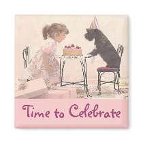 Little Girl & Dog Celelbration