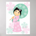 Little Girl Kimono posters