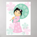Little Girl Kimono posters