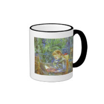 Little GIrl Reading Mugs