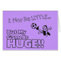 Little girl SOCCER cards