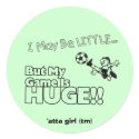 Little girl SOCCER stickers