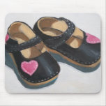 LITTLE GIRL'S SHOES WITH HEART mousepads
