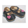 LITTLE GIRL'S SHOES WITH HEART POST CARD