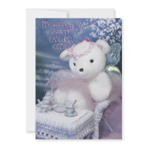 Little Gir's Birthday Invitations