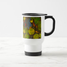 Little Goldfish Koi in Pond with Lily Pads Mug