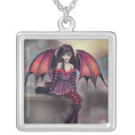 Little Gothic Vampire Fairy Halloween Necklace