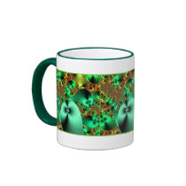 Little Green Fractals Mug