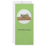 Little Green Grasshopper Cartoon rack cards