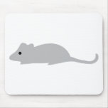 little grey mouse mouse mat