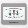 Little Grey Mouse Pad 4 Boys