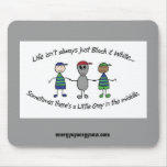 Little Grey Mouse Pad 4 Boys mousepads