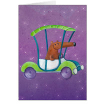 Little Guy in Cute Car cards by colonelle Little Guy in Cute Car cards