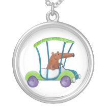 Little Guy in Cute Car necklaces by colonelle Little Guy in Cute Car necklaces