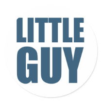 Little Guy Round Stickers