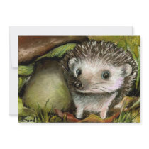 Little hedgehog custom announcement
