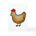 Little hen cards